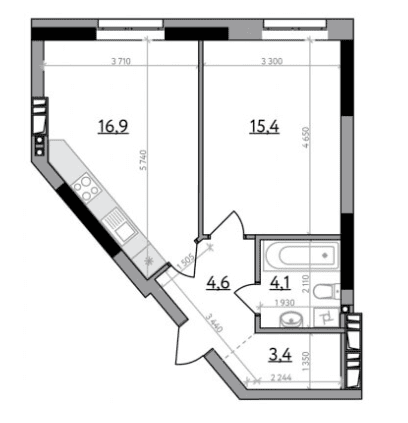 The first layout