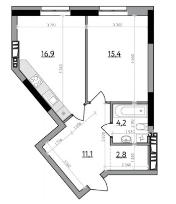 The first layout